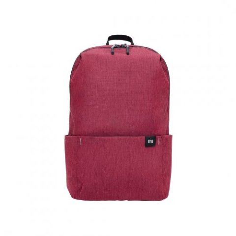 XIAOMI TRENDY SOLID COLOR LIGHTWEIGHT BACKPACK RED WINE